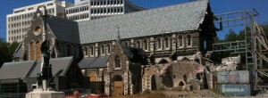 Christchurch Anglican Cathedral was severely damaged in the earthquake. Its fate is being disputed in court.