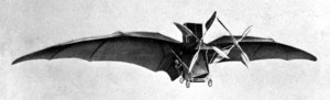 A batplane: Clément Ader designed three planes basing their design and flight on bats